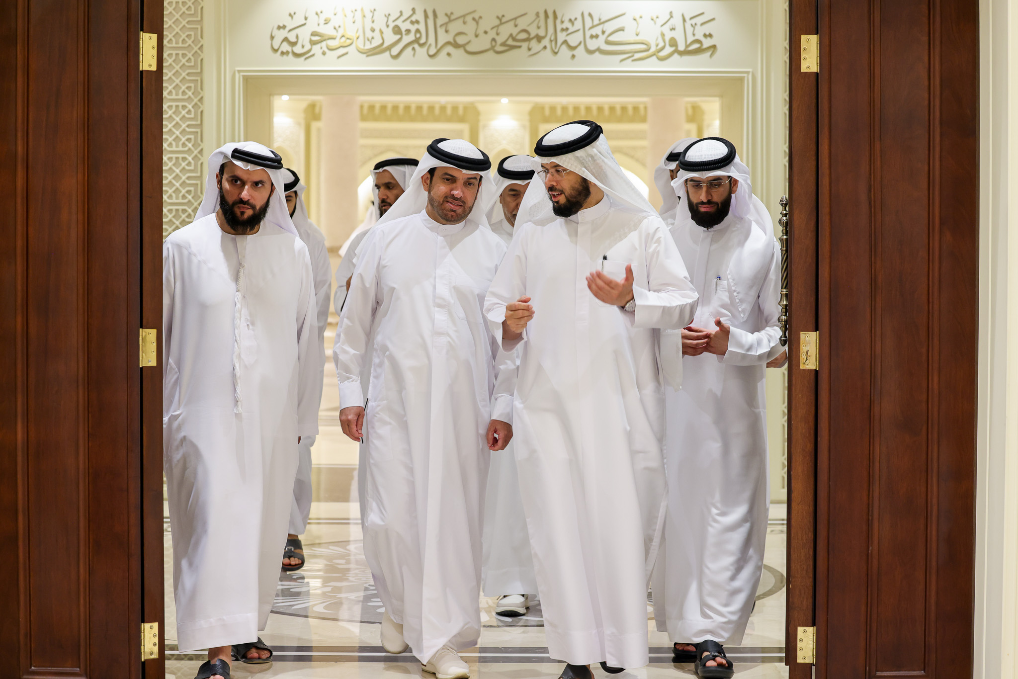 ‎اطلع سعادة أحمد درويش المهيري، مدير عام دائرة الشؤون الإسلامية والعمل الخيري في دبي على دور واستراتيجية مجمع القرآن الكريم العلمية والبحثية
