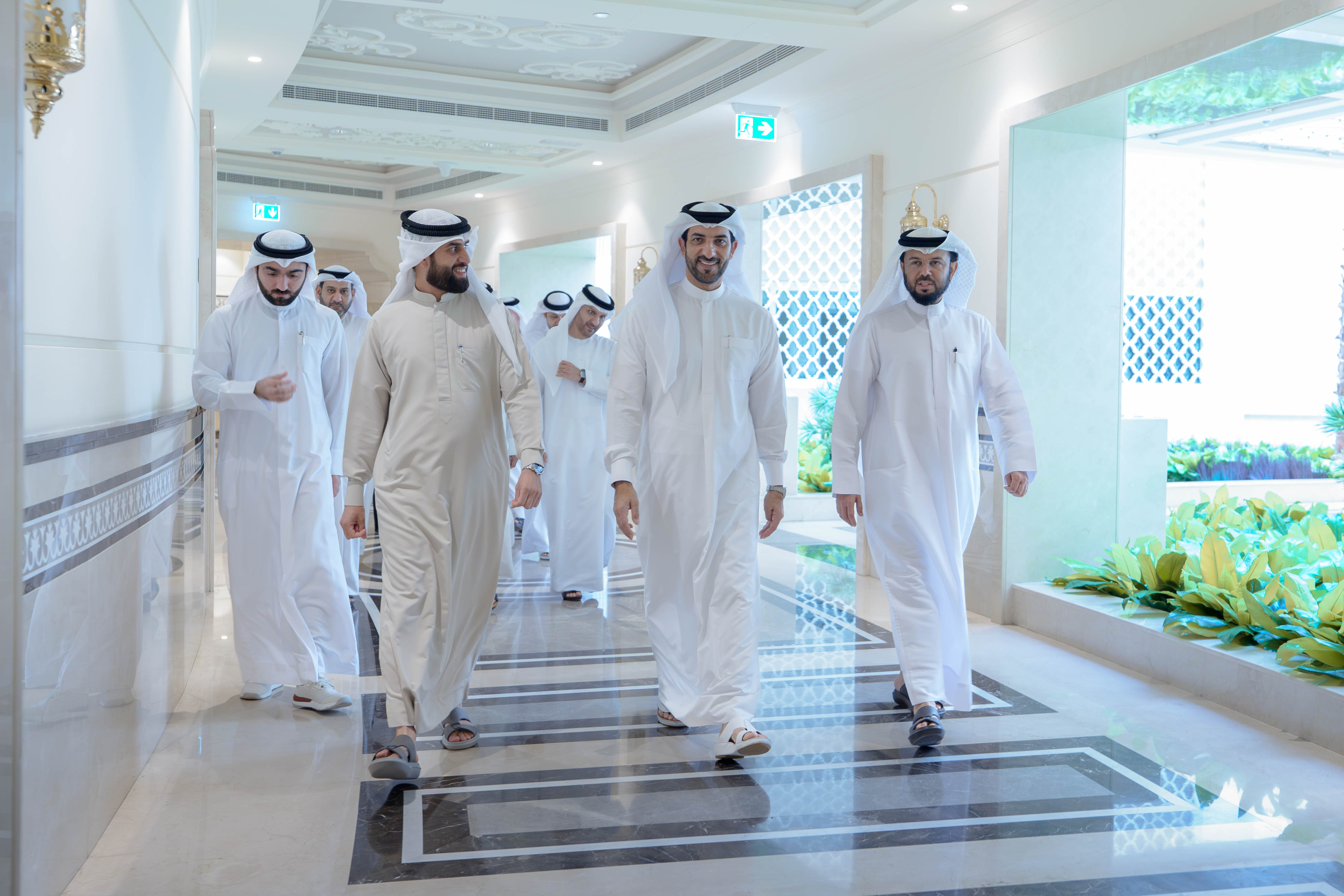 زار سموّ الشيخ سلطان بن أحمد بن سلطان القاسمي، نائب حاكم الشارقة، رئيس مجلس القضاء، مجمع القرآن الكريم.