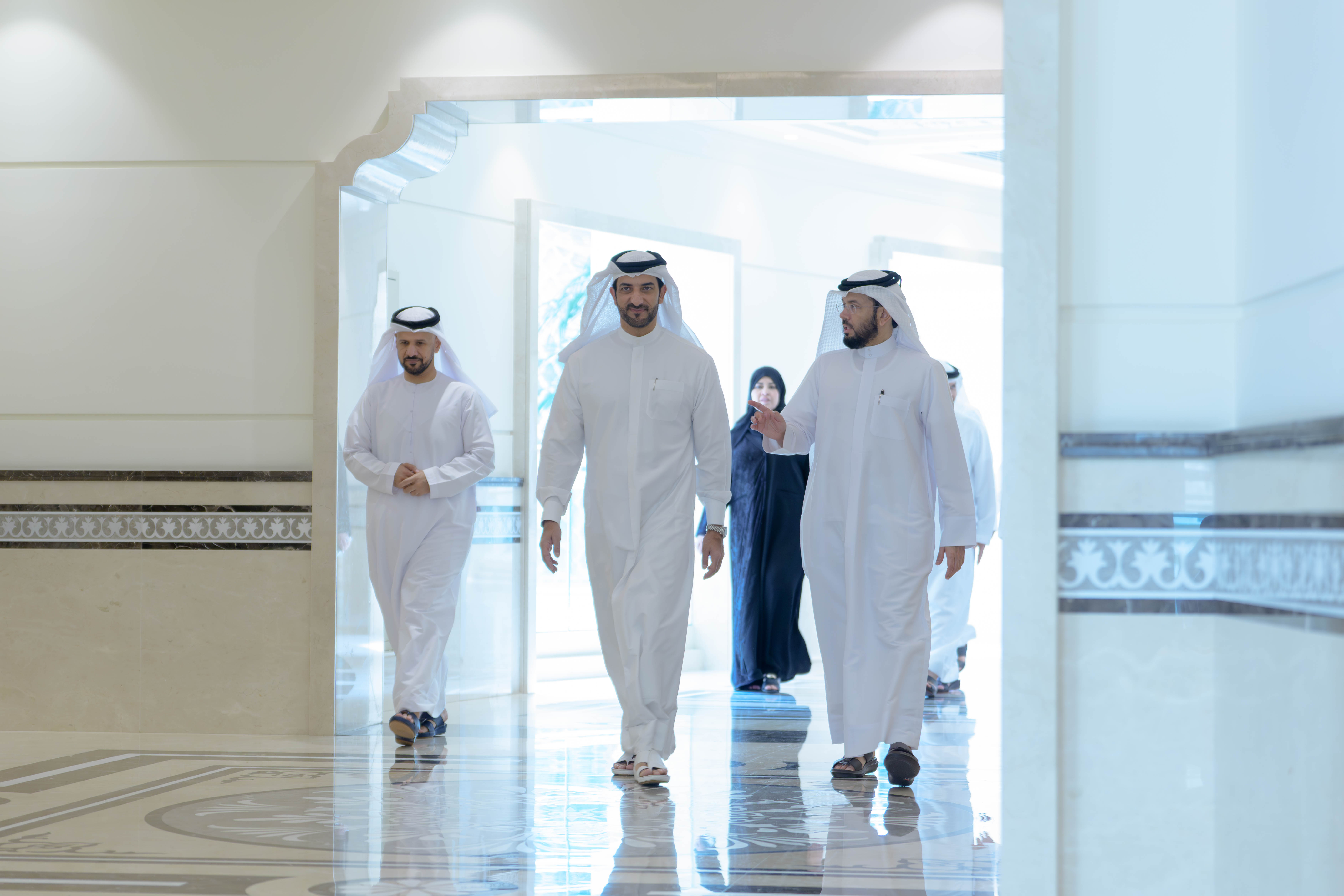 زار سموّ الشيخ سلطان بن أحمد بن سلطان القاسمي، نائب حاكم الشارقة، رئيس مجلس القضاء، مجمع القرآن الكريم.