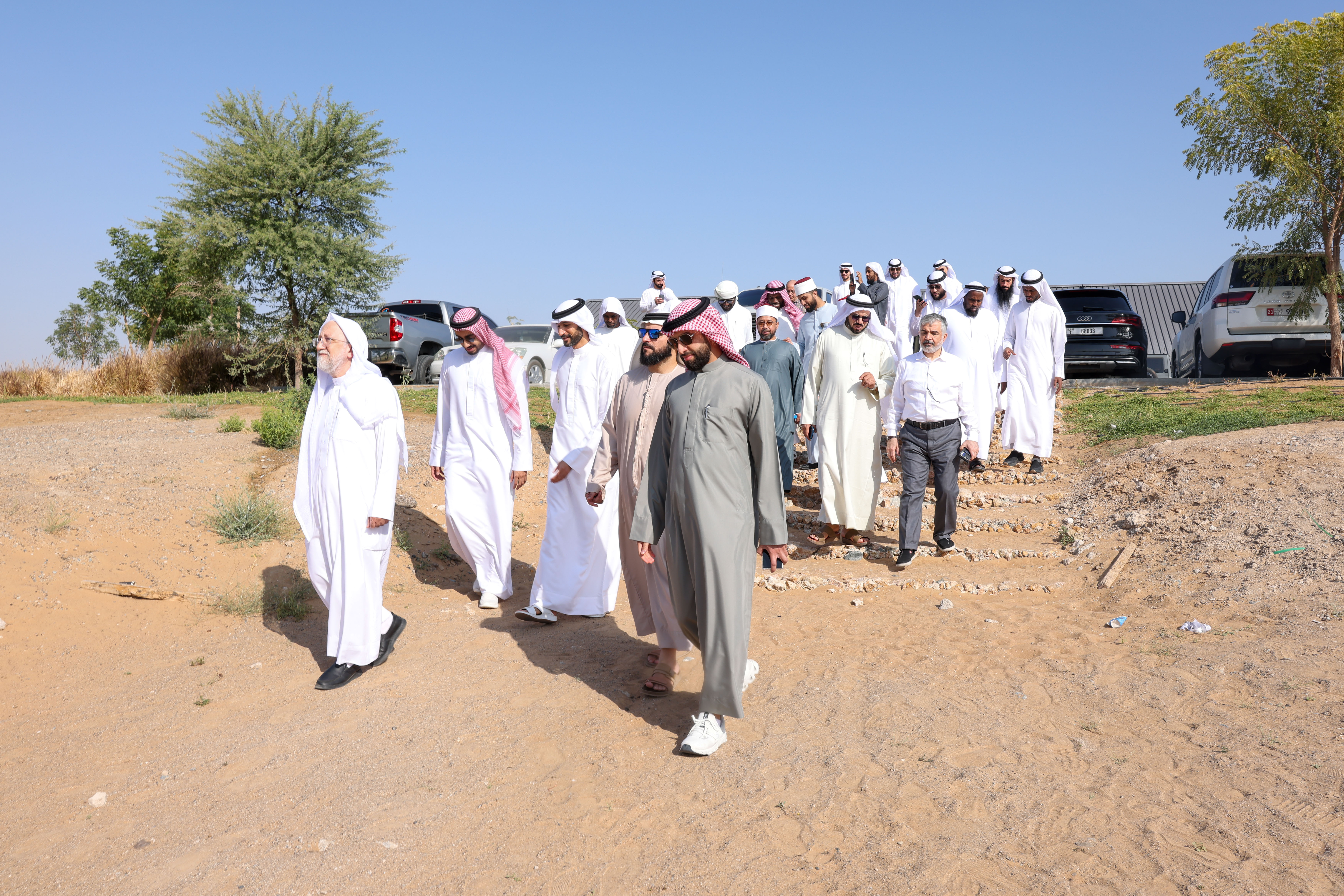اطلع وفد من مجمع القرآن الكريم على استراتيجية الشارقة لتطوير سلالات القمح وتحسينه